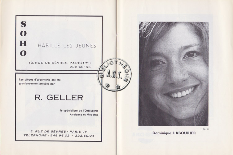 Les programmes de Théatre de l\